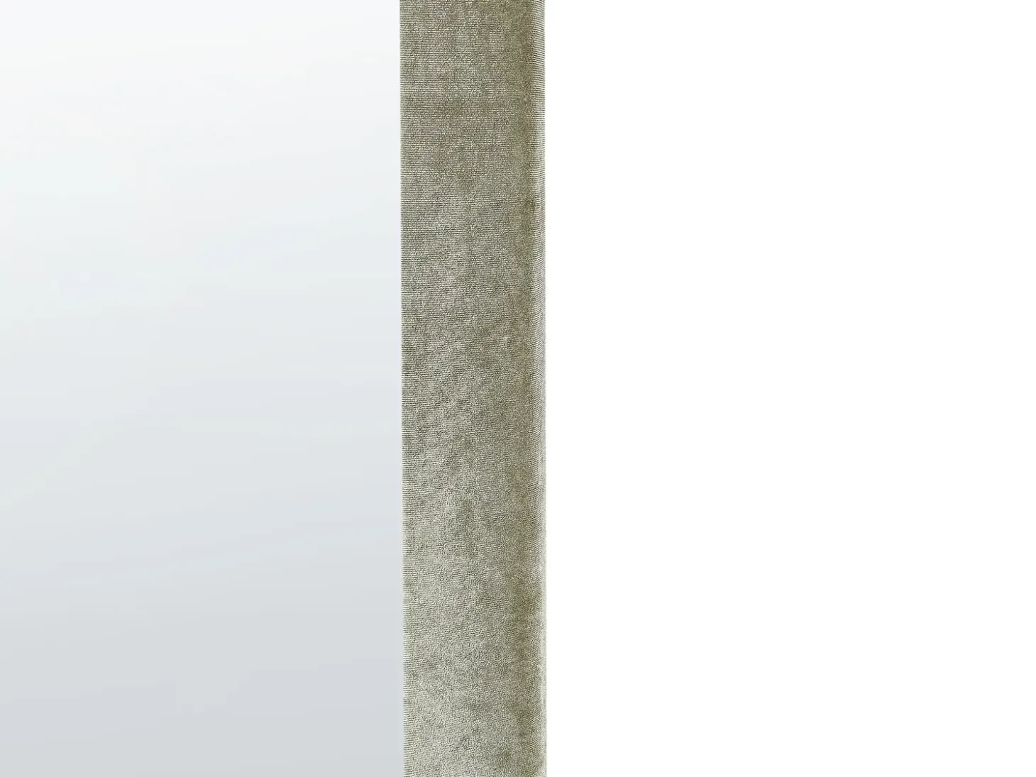 Vægspejl HURIEL 60 cm 90 cm Velour Olivengrøn