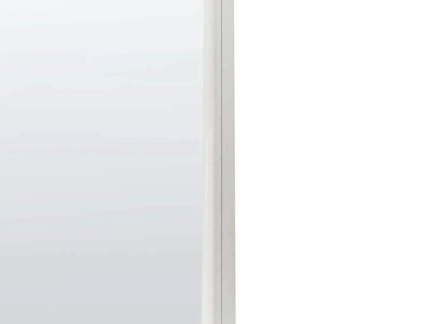 Vægspejl JARNAGES 45 cm 145 cm Metal Hvid