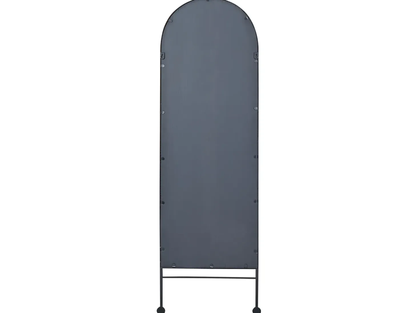 Vægspejl JARNAGES 45 cm 145 cm Metal Sort