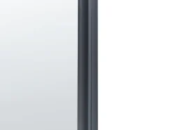 Vægspejl JARNAGES 45 cm 145 cm Metal Sort