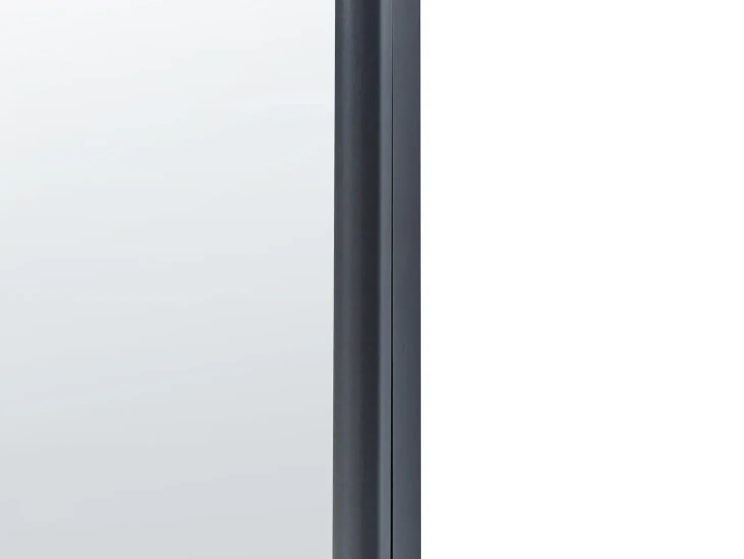 Vægspejl JARNAGES 45 cm 145 cm Metal Sort
