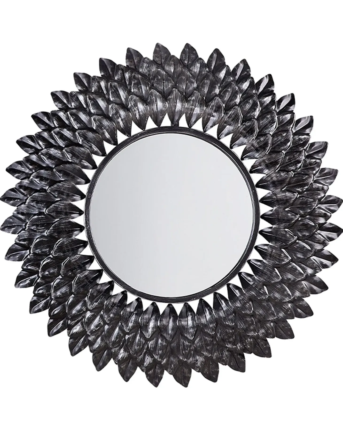 Vægspejl LARRAU 70 cm 70 cm Metal Sølv