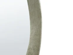 Vægspejl LENAX 59 cm 90 cm Velour Olivengrøn
