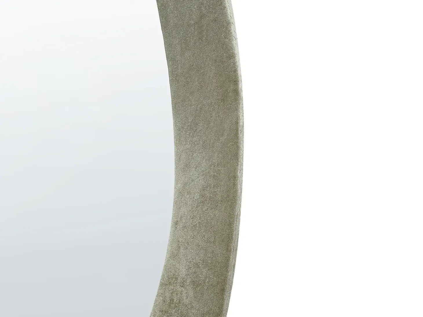 Vægspejl LENAX 59 cm 90 cm Velour Olivengrøn