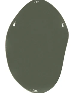 Vægspejl LENAX 59 cm 90 cm Velour Olivengrøn