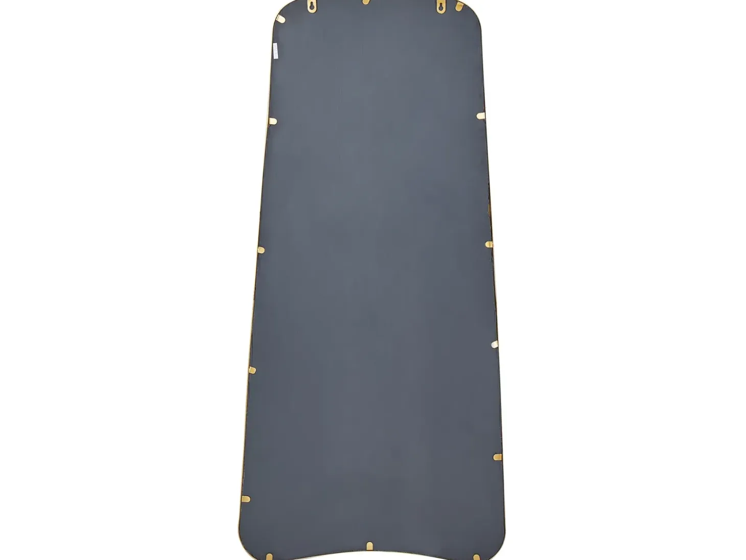 Vægspejl LEVET 58 cm 122 cm Metal Guld