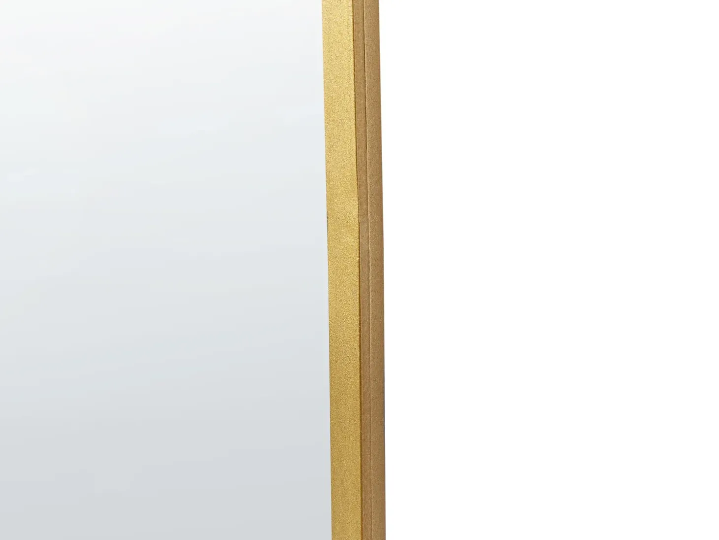 Vægspejl LEVET 58 cm 122 cm Metal Guld