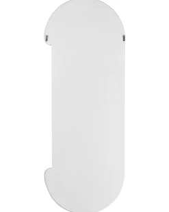 Vægspejl LOCHES 54 cm 158 cm Velour Hvid