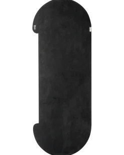 Vægspejl LOCHES 54 cm 158 cm Velour Sort
