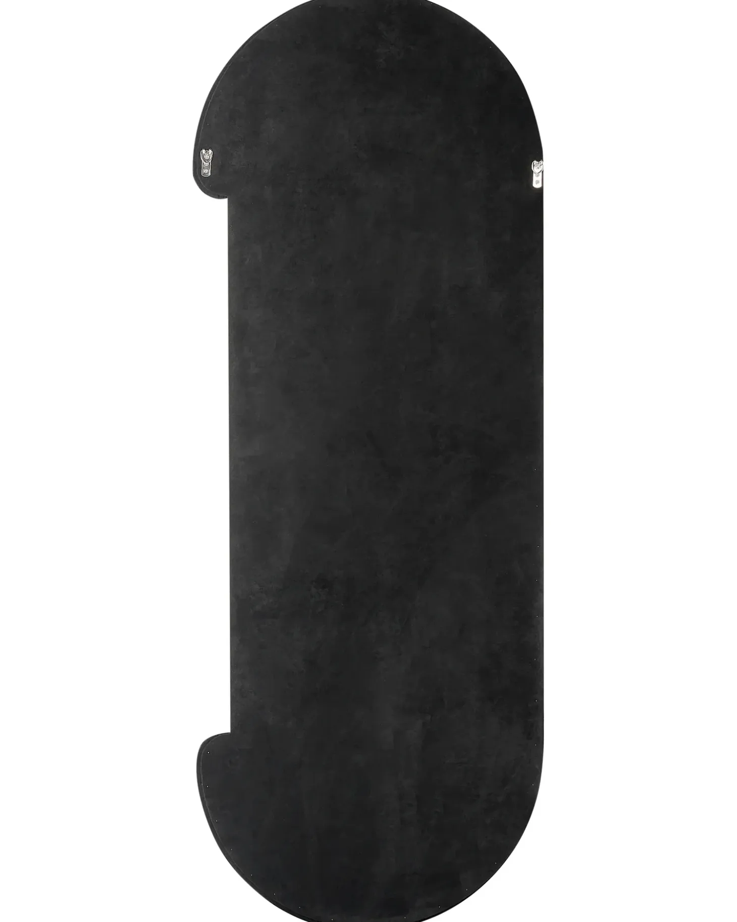 Vægspejl LOCHES 54 cm 158 cm Velour Sort