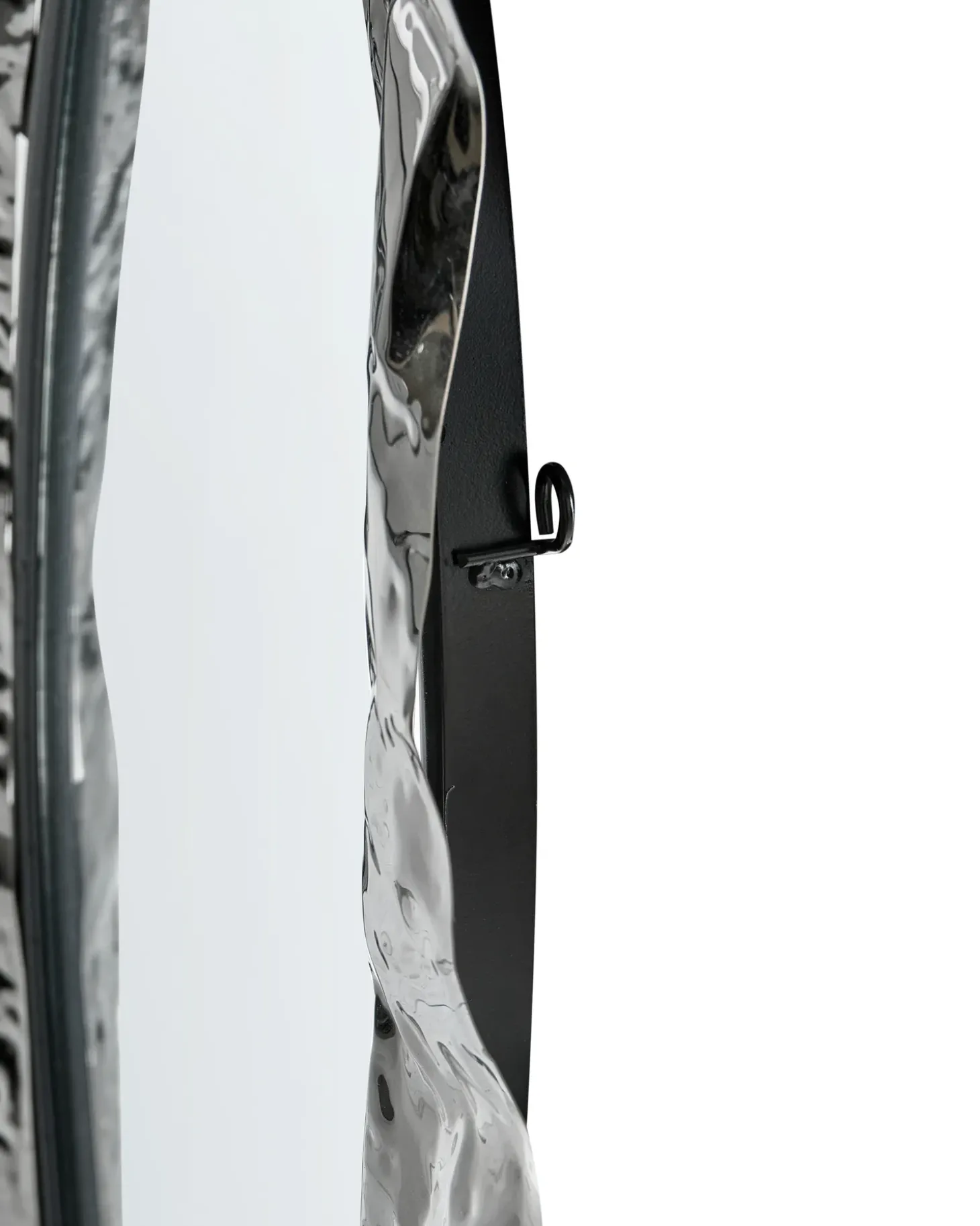 Vægspejl LOGNES 56 cm 95 cm Sort
