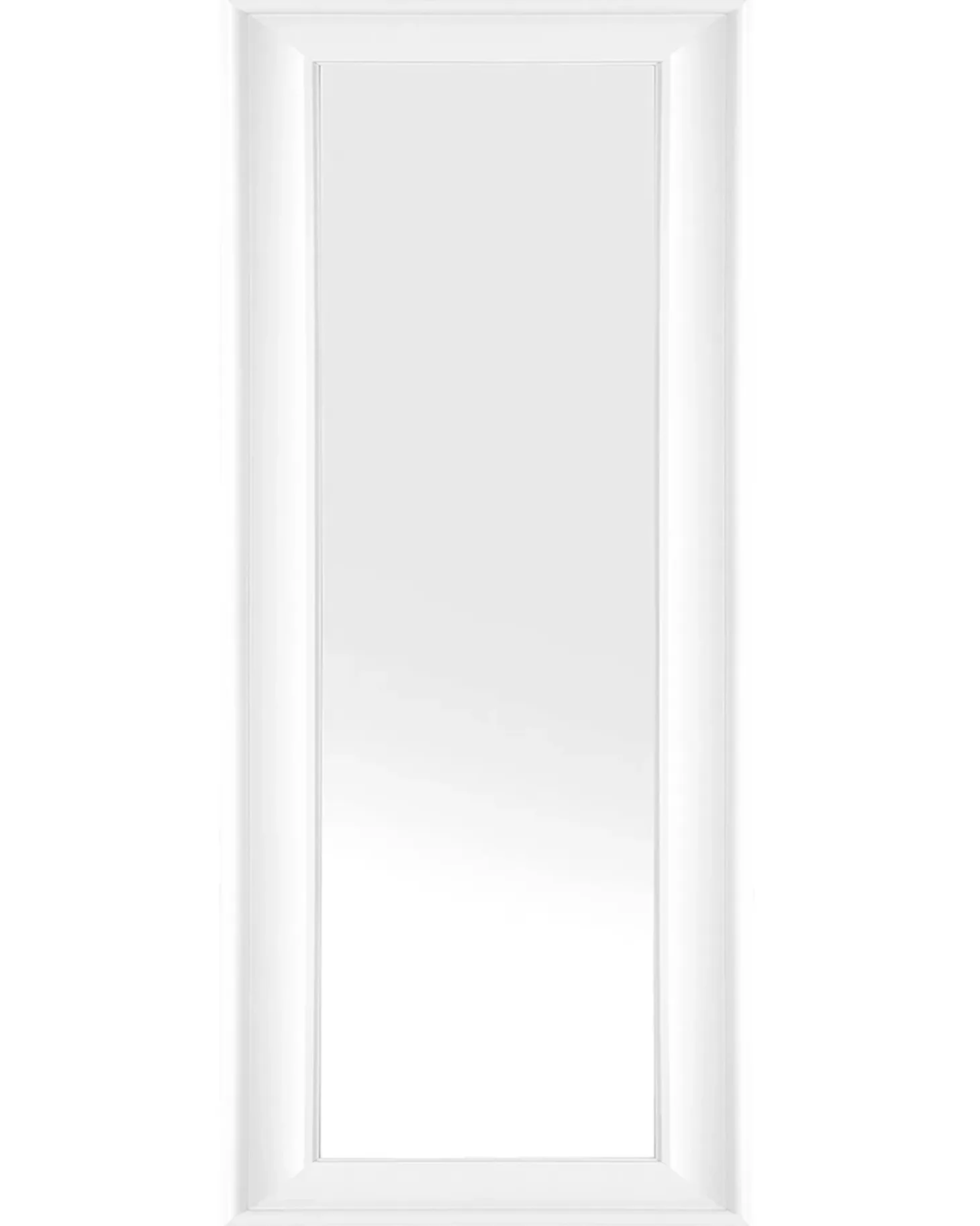 Vægspejl LUNEL 51 cm 141 cm Hvid