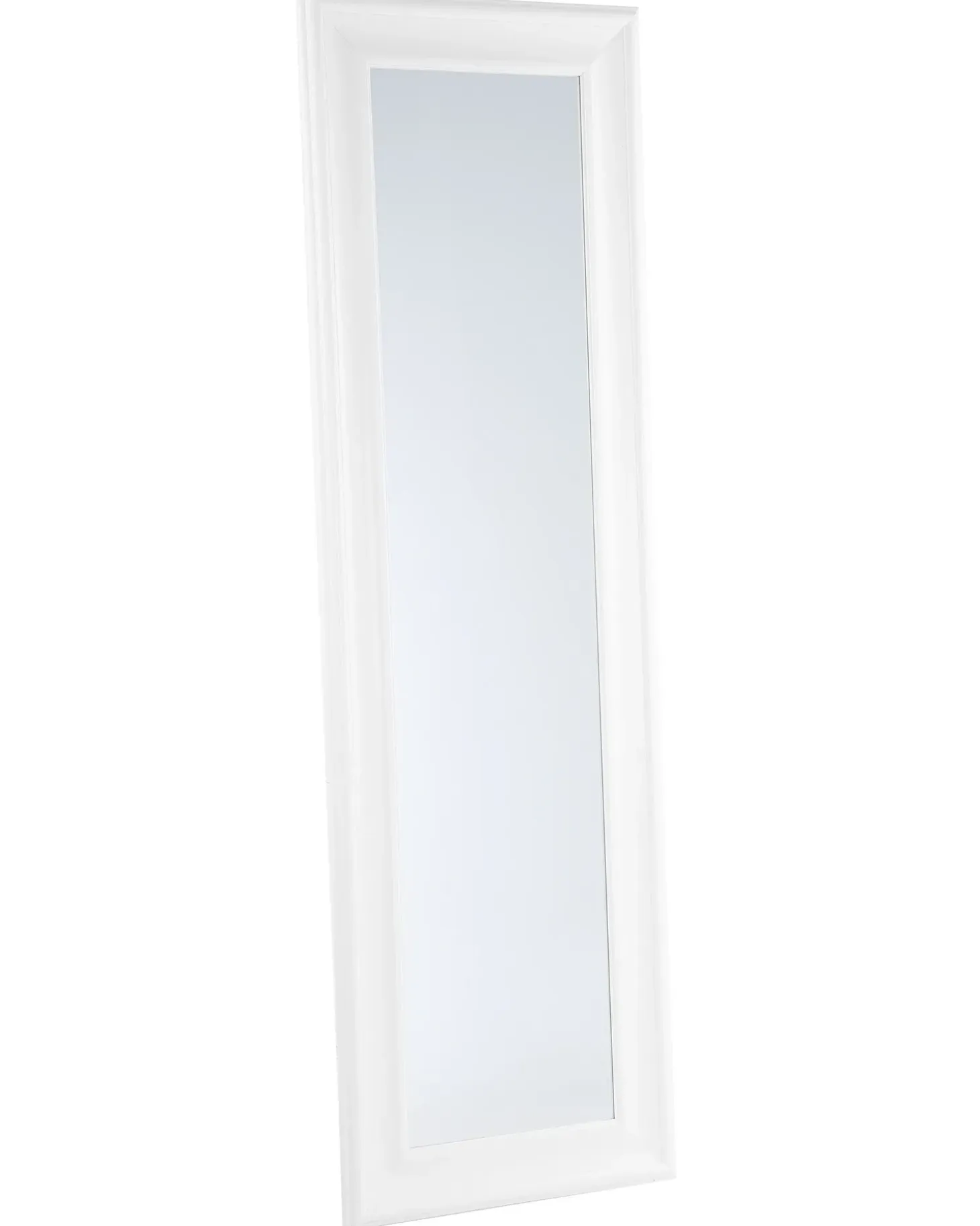 Vægspejl LUNEL 51 cm 141 cm Hvid