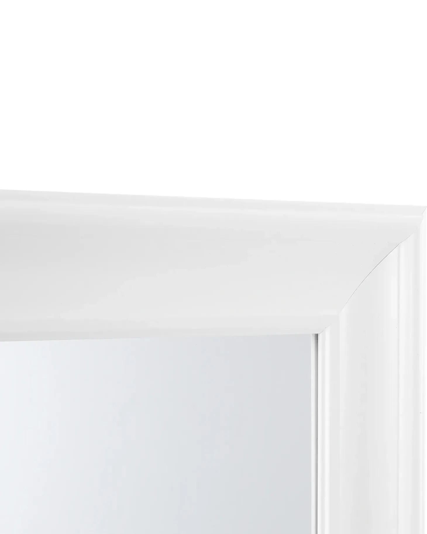 Vægspejl LUNEL 51 cm 141 cm Hvid