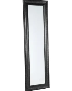 Vægspejl LUNEL 51 cm 141 cm Sort