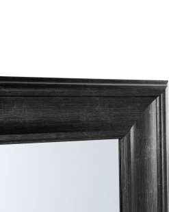 Vægspejl LUNEL 60 cm 90 cm Sort