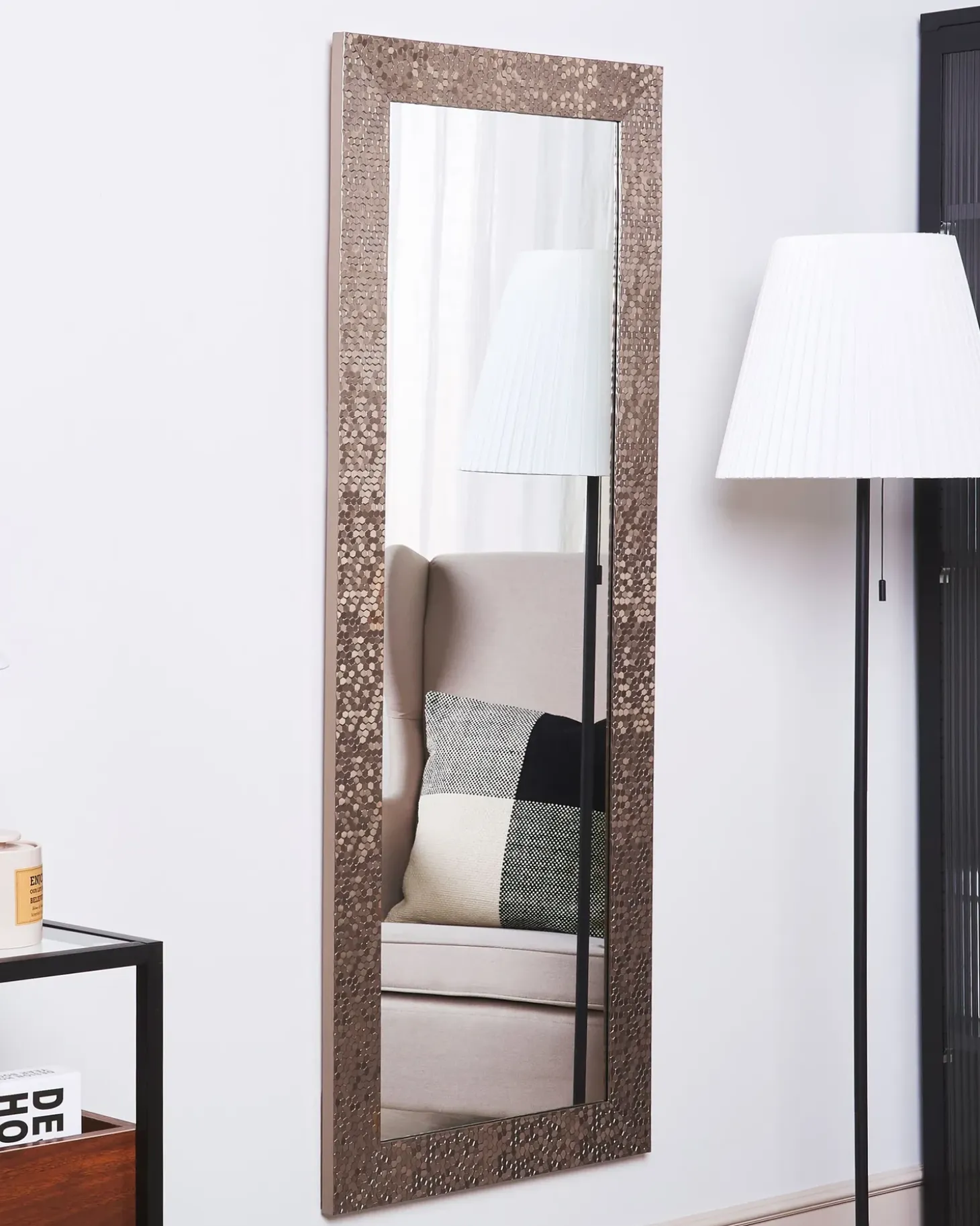 Vægspejl MARANS 50 cm 130 cm Brun