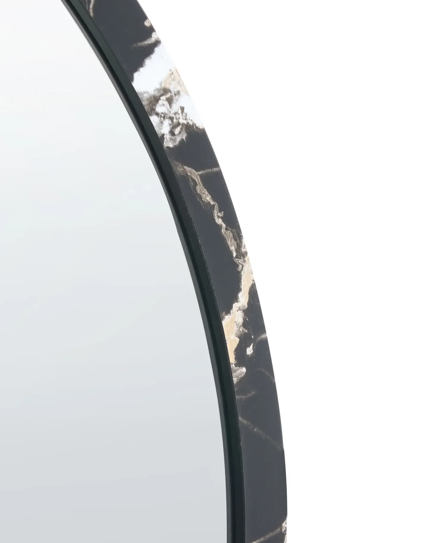 Vægspejl MARTEL 69 cm 69 cm Sort
