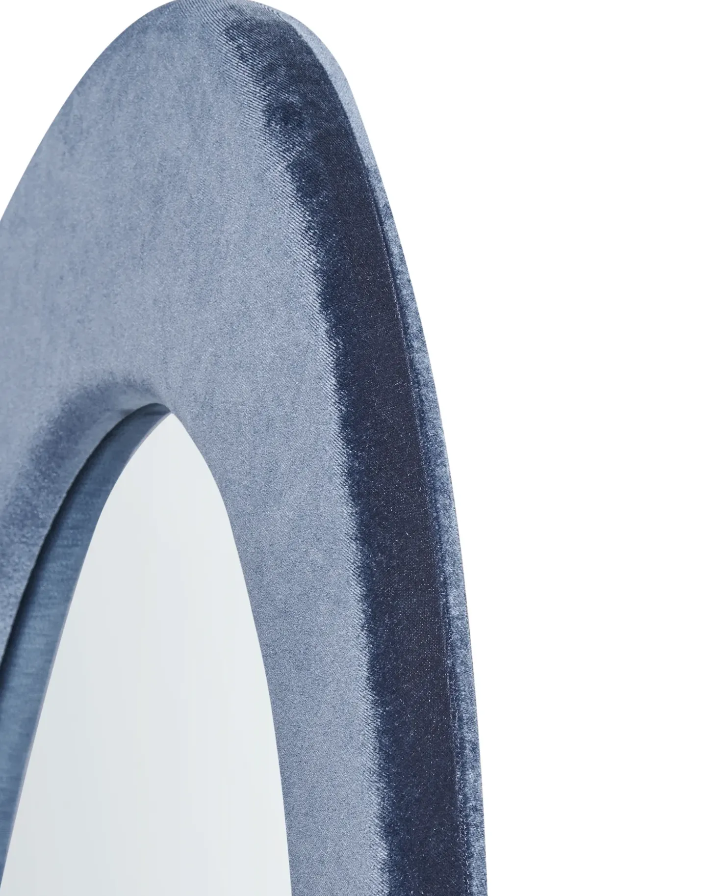 Vægspejl MASSAY 53 cm 90 cm Velour Mørkeblå