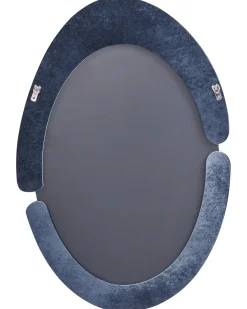 Vægspejl MASSAY 53 cm 90 cm Velour Mørkeblå