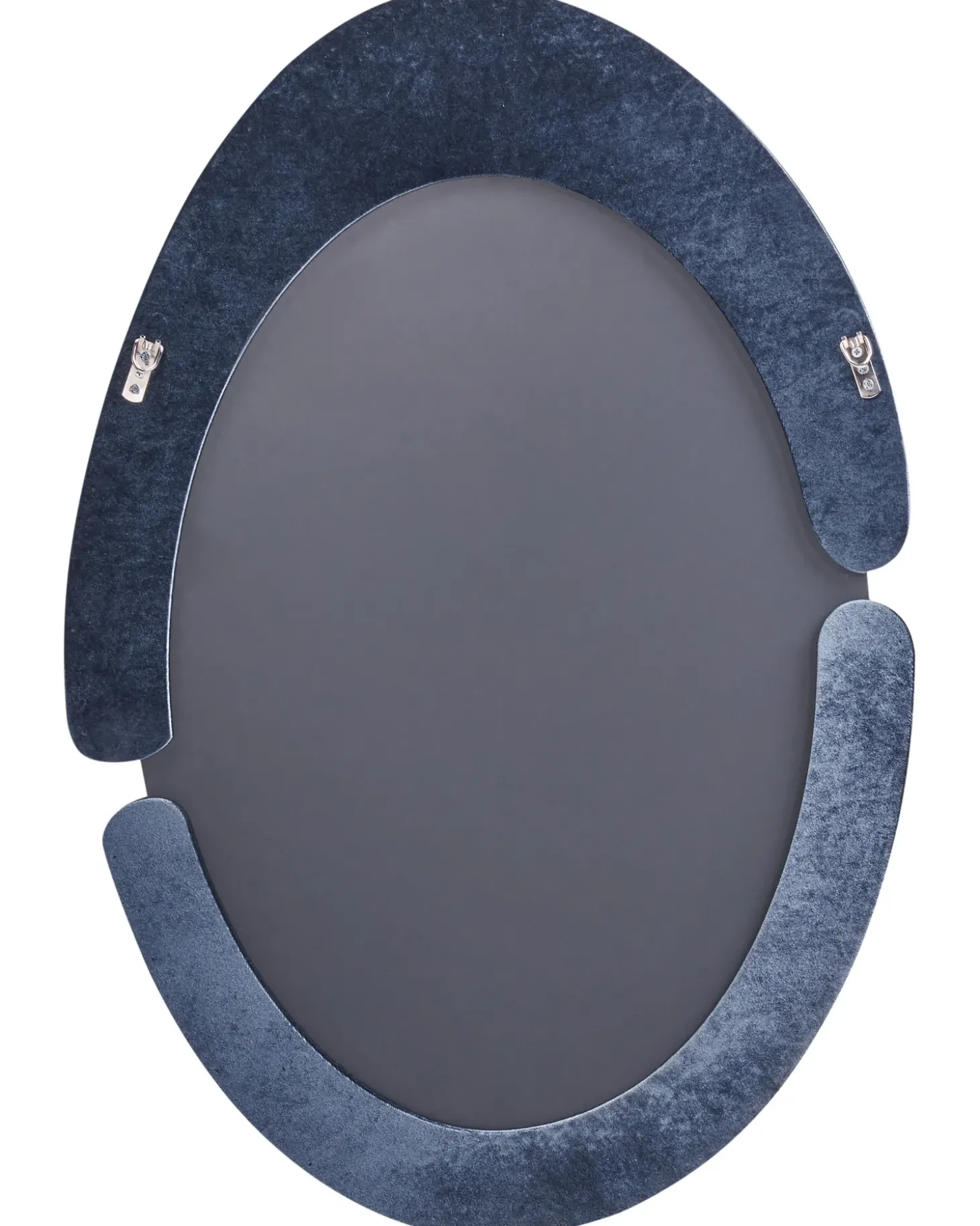 Vægspejl MASSAY 53 cm 90 cm Velour Mørkeblå