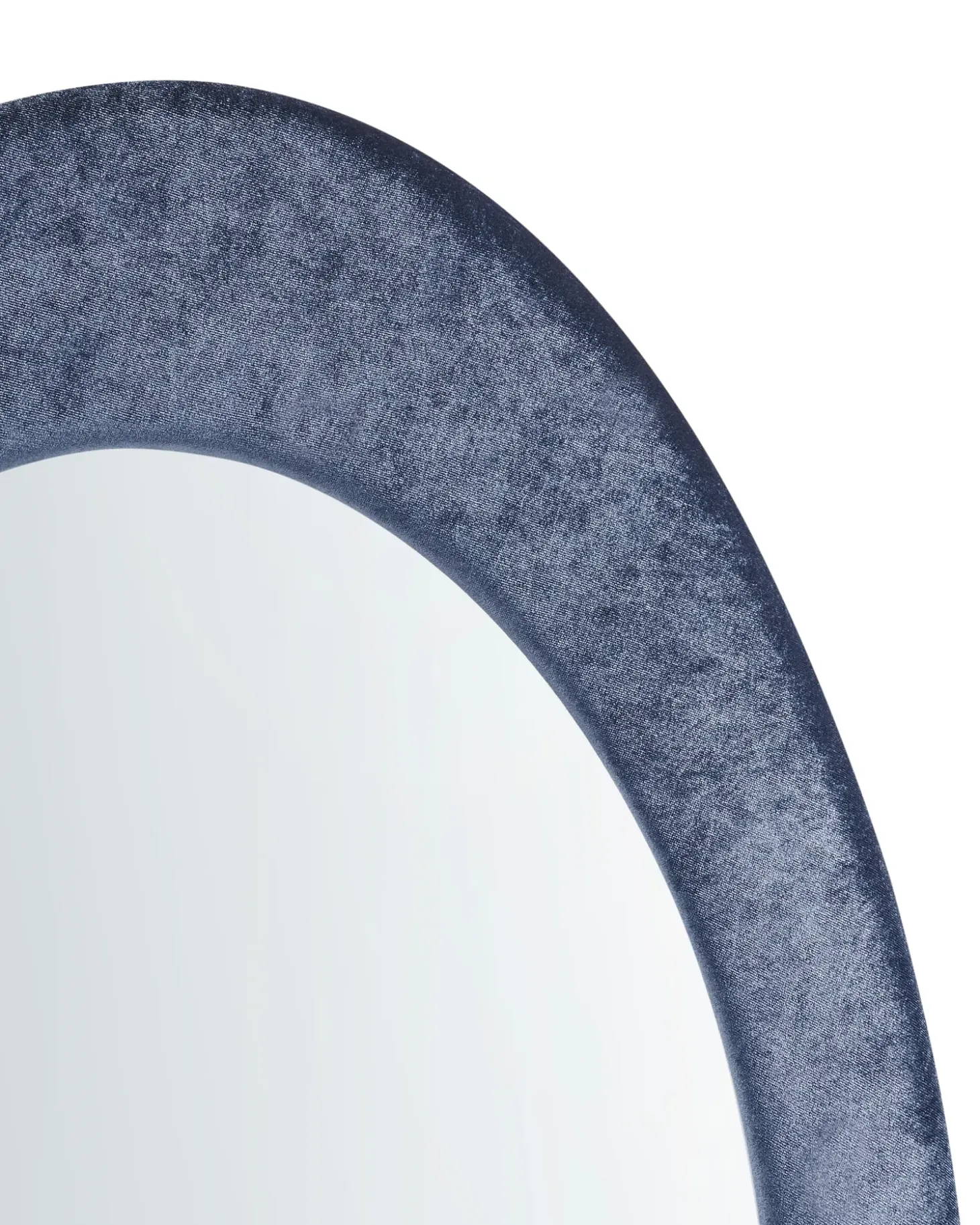 Vægspejl MASSAY 53 cm 90 cm Velour Mørkeblå