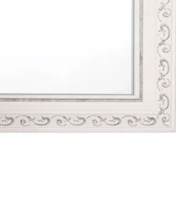 Vægspejl MAULEON 50 cm 130 cm Cremehvid