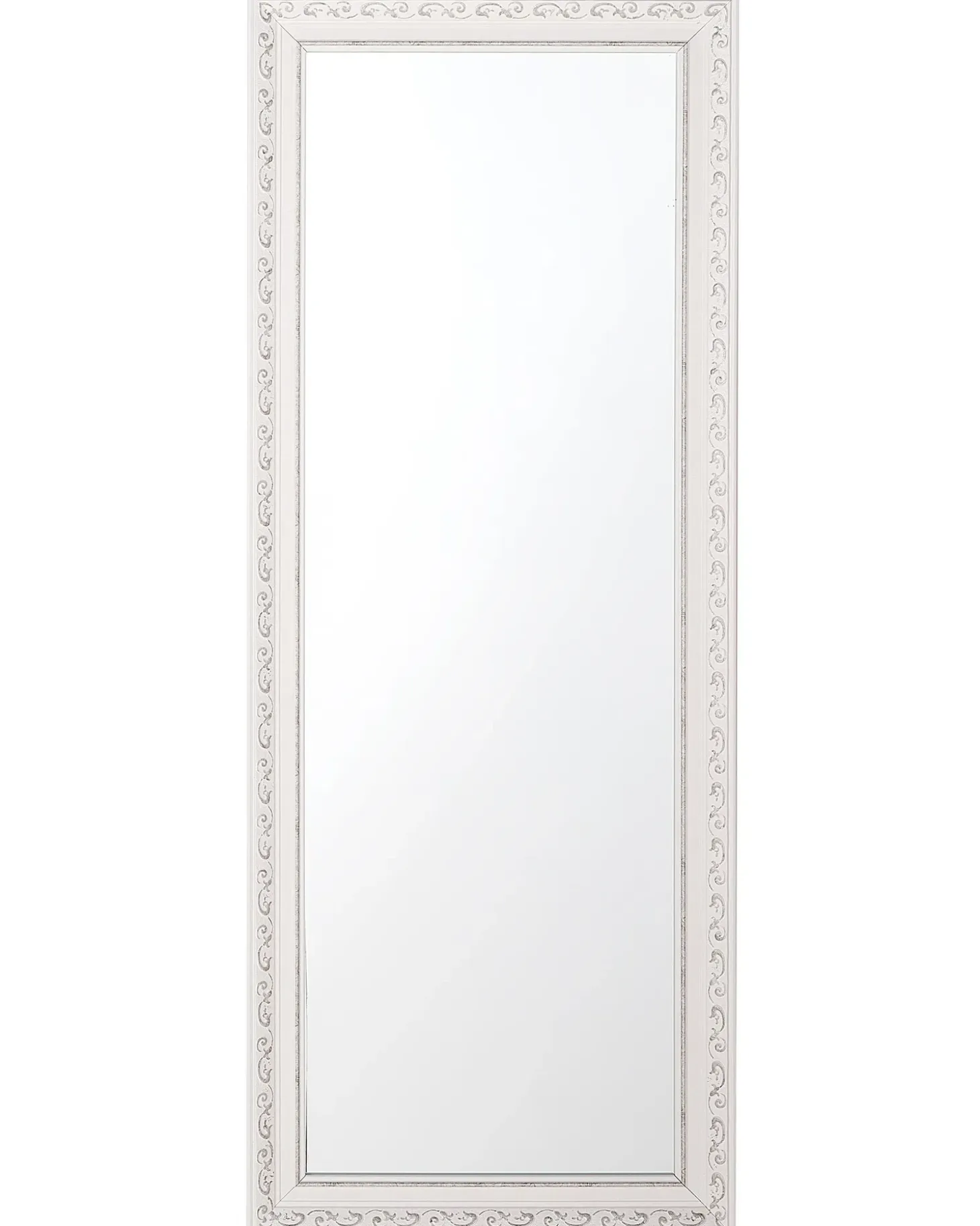 Vægspejl MAULEON 50 cm 130 cm Cremehvid