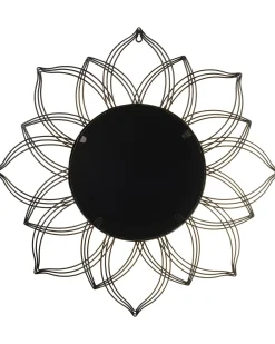 Vægspejl MILLY 67 cm 67 cm Metal Guld