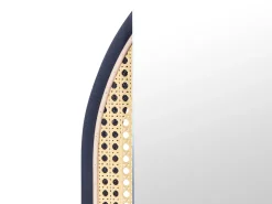 Vægspejl NEVERS 53 cm 143 cm PE-rattan Naturlig