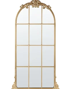 Vægspejl NOIDAN 66 cm 124 cm Metal Guld