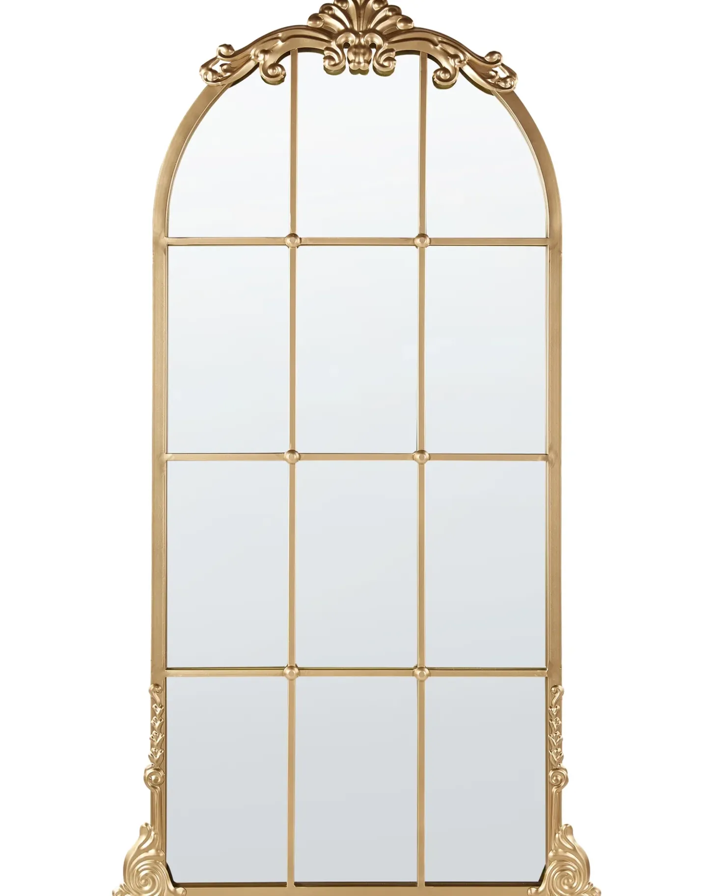 Vægspejl NOIDAN 66 cm 124 cm Metal Guld