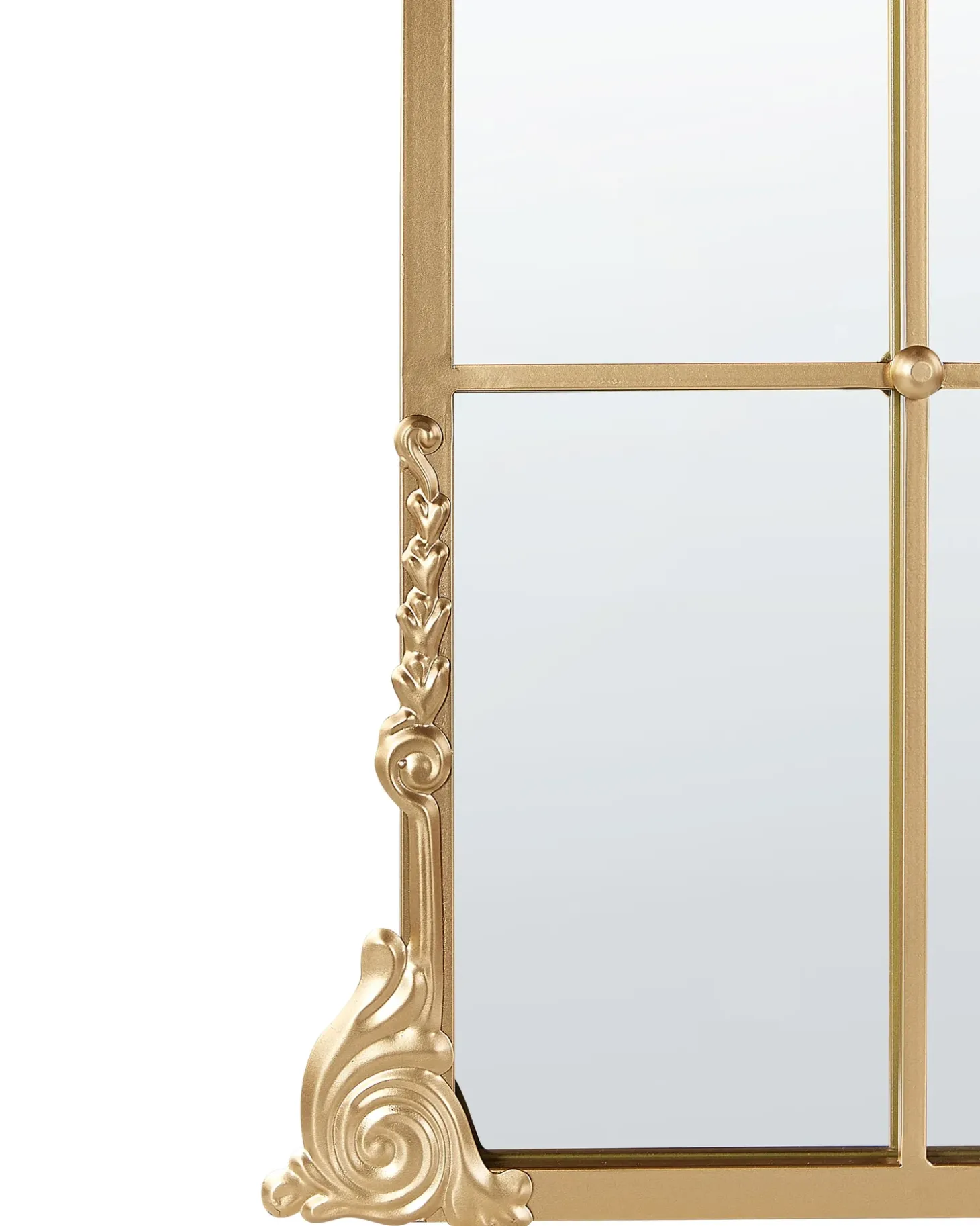 Vægspejl NOIDAN 66 cm 124 cm Metal Guld