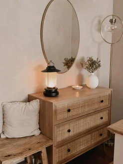 Vægspejl OUVEA 57 cm 79 cm Metal Guld