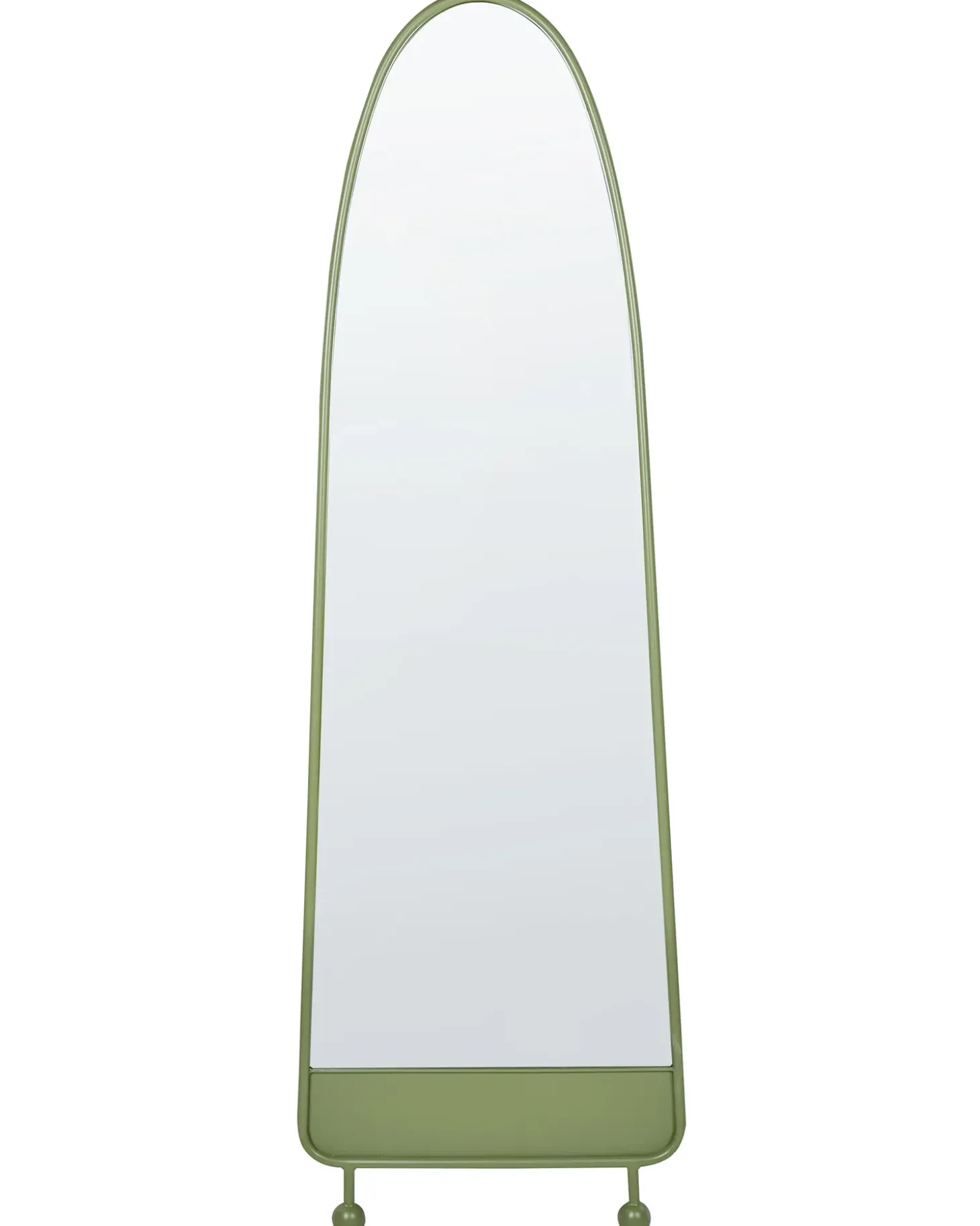 Vægspejl PARNAY 45 cm 146 cm Metal Olivengrøn