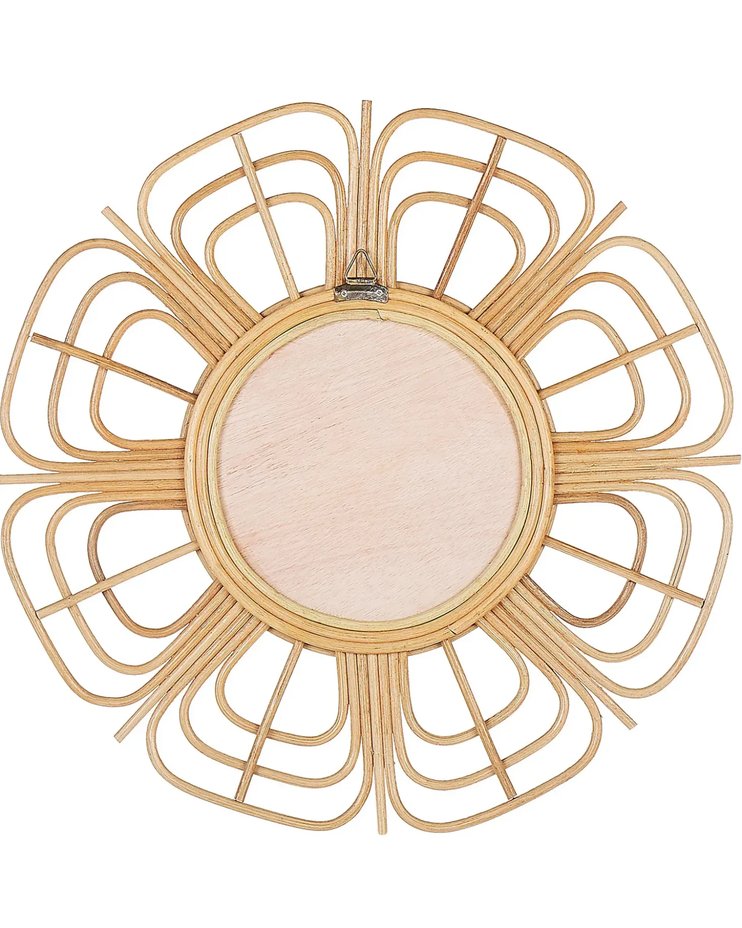 Vægspejl PASAKU 60 cm 60 cm Rattan Naturlig