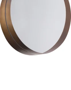 Vægspejl PINEY 40 cm 40 cm Metal Kobber