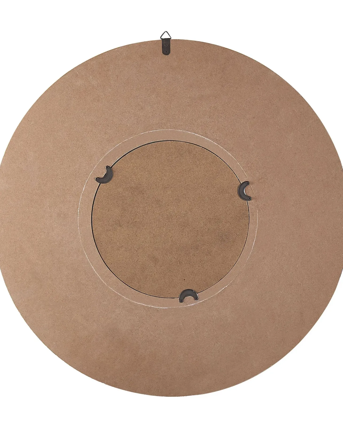 Vægspejl POMARO 60 cm 60 cm Ædelgran Lysebrun