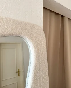Vægspejl QUIMPER 70 cm 170 cm Cremehvid
