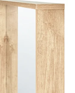 Vægspejl ROSELL 80 cm 65 cm Lysebrun