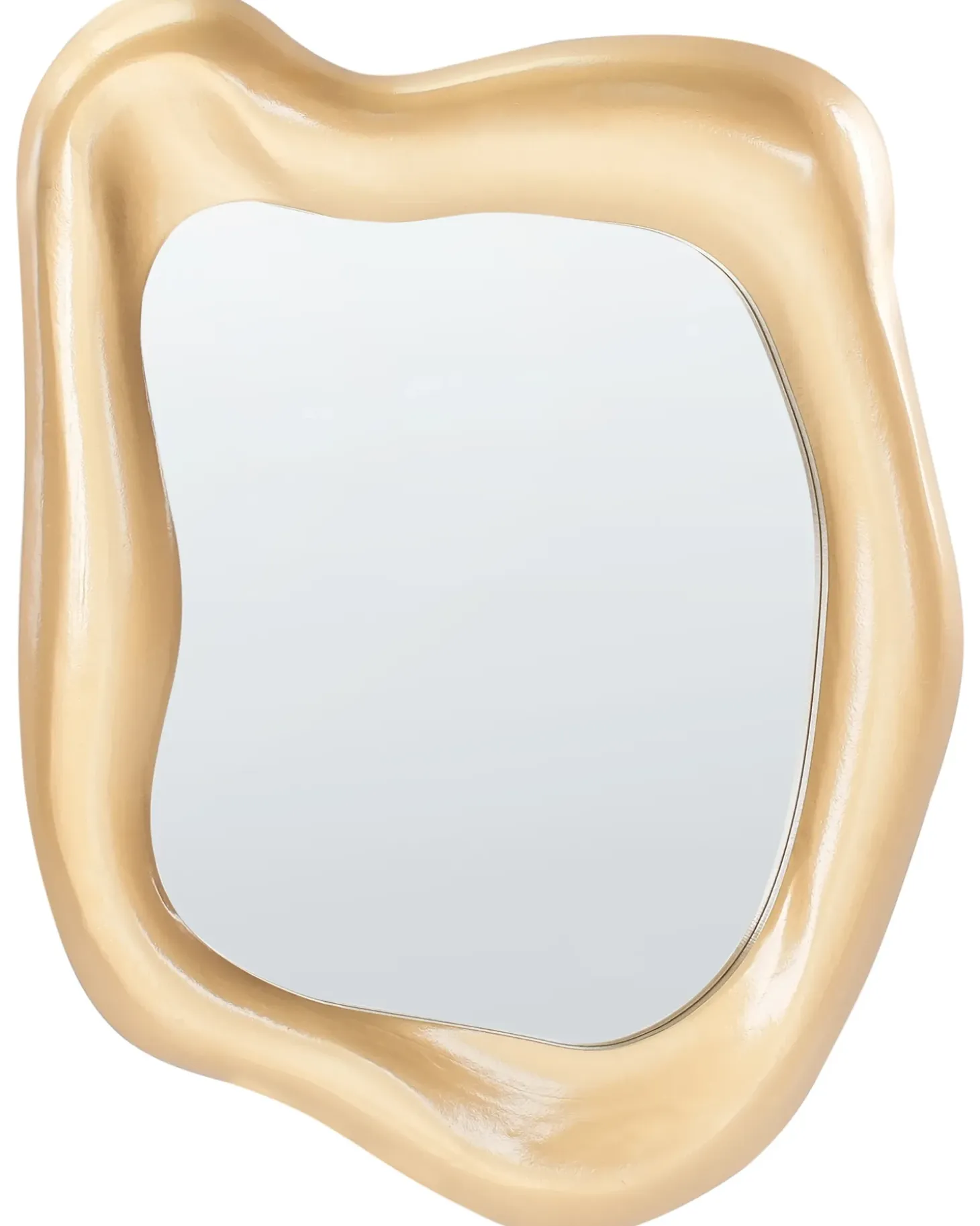 Vægspejl SANTEC 59 cm 77 cm Guld