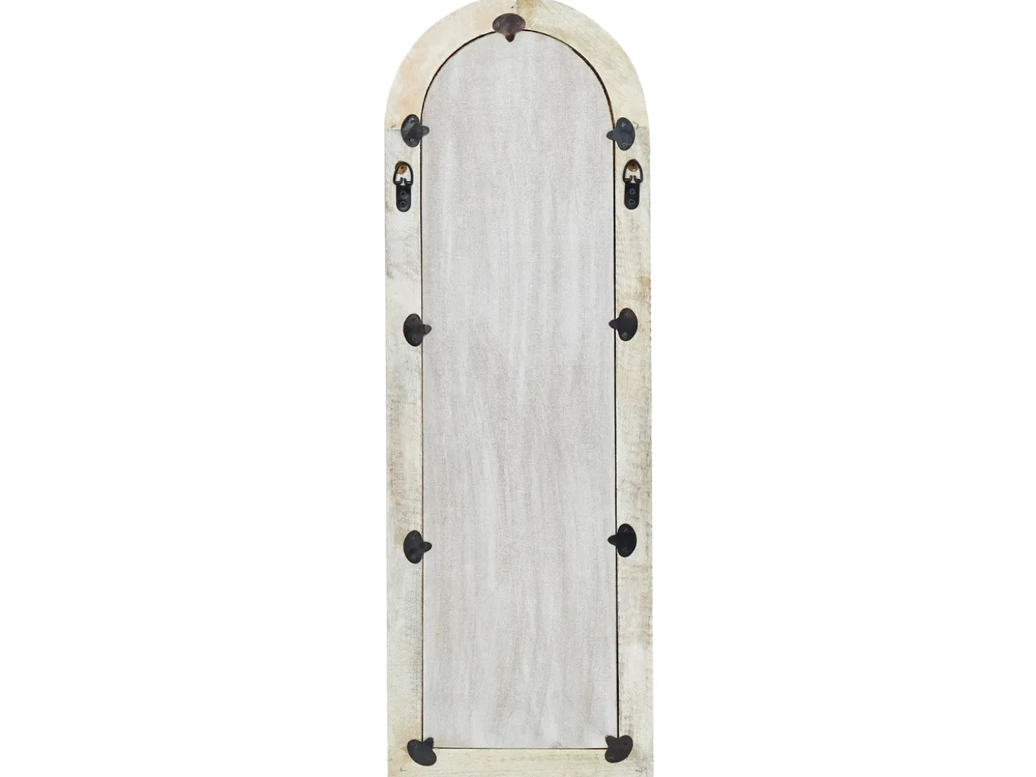 Vægspejl SARRY 31 cm 91 cm Mangotræ Hvid