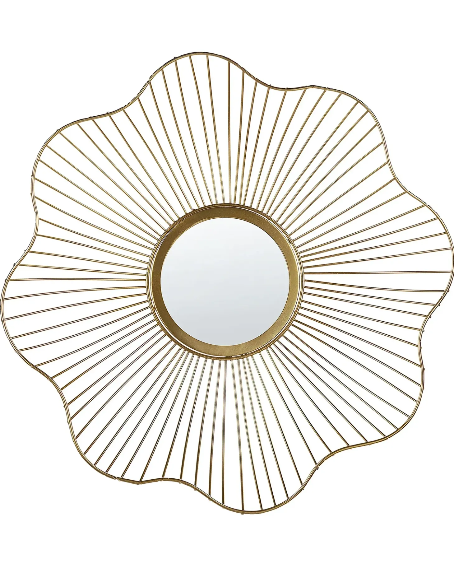 Vægspejl SENS 40 cm 40 cm Metal Guld