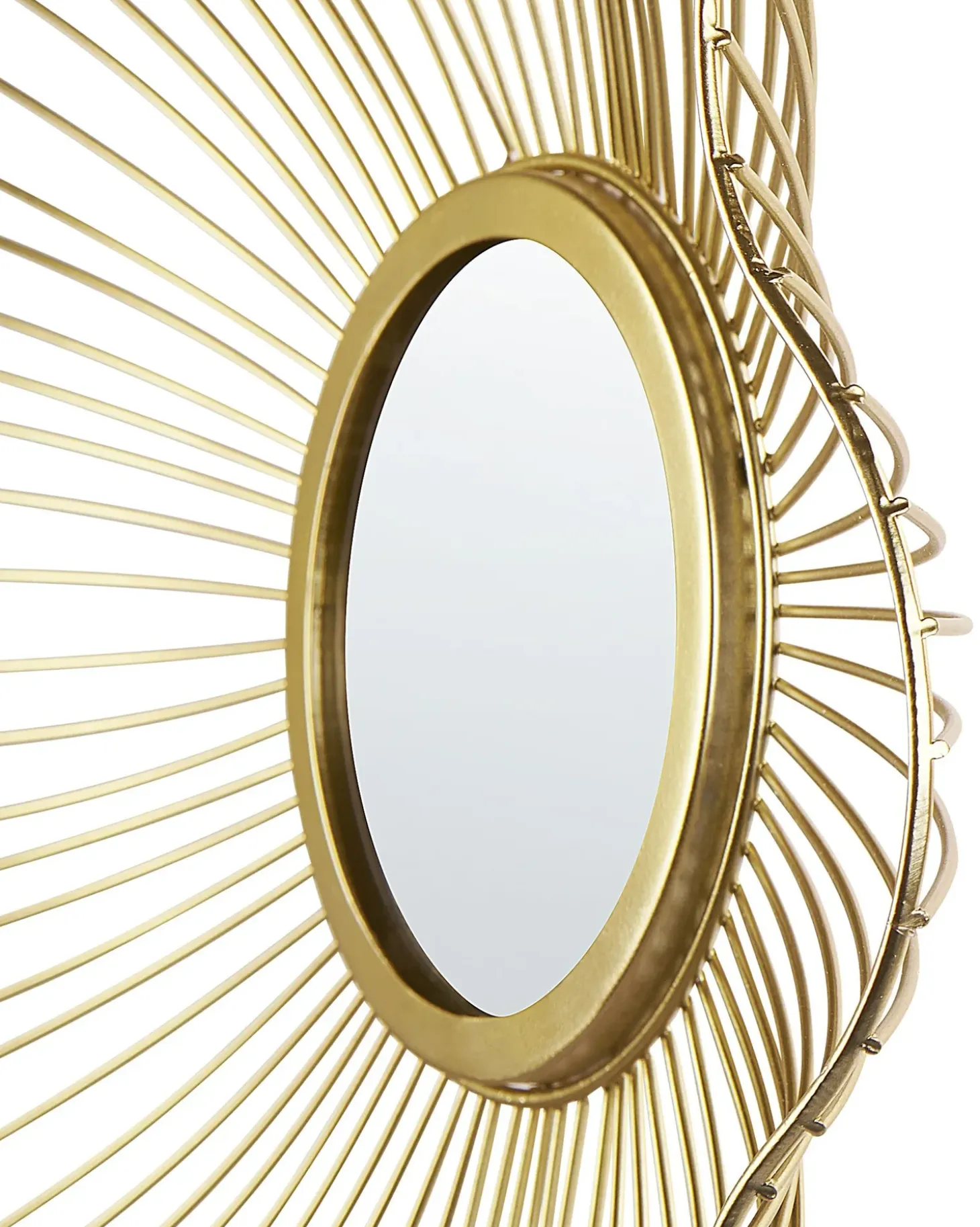 Vægspejl SENS 40 cm 40 cm Metal Guld