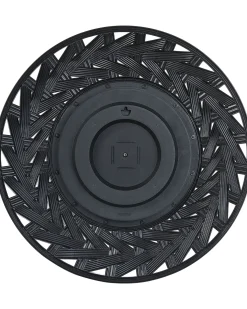 Vægspejl TIERGA 60 cm 60 cm Sort