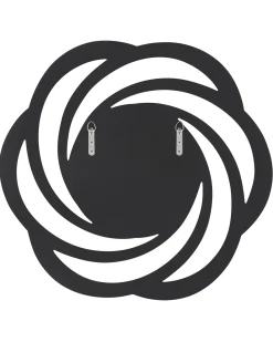 Vægspejl TREBAN 70 cm 70 cm Sølv