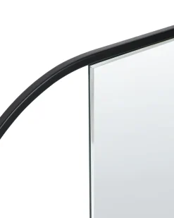 Vægspejl VALLERY 40 cm 120 cm Metal Sort