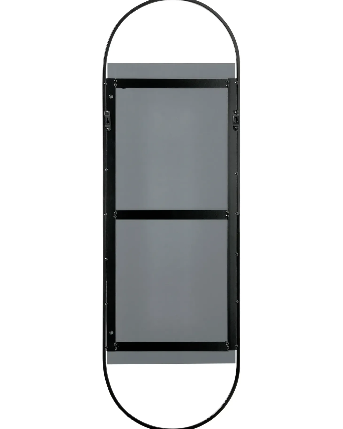 Vægspejl VALLERY 40 cm 120 cm Metal Sort