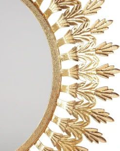 Vægspejl VOREY 60 cm 60 cm Metal Guld