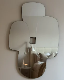 Vægspejl VOUZON 80 cm 120 cm Sølv